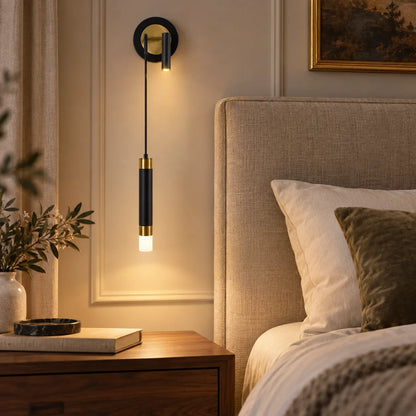 Applique Murale Linea | Lampe murale linéaire en fer, chambre et lecture