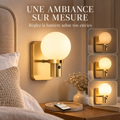 Applique Murale Volta | Applique Murale sans fil rechargeable dimmable avec télécommande