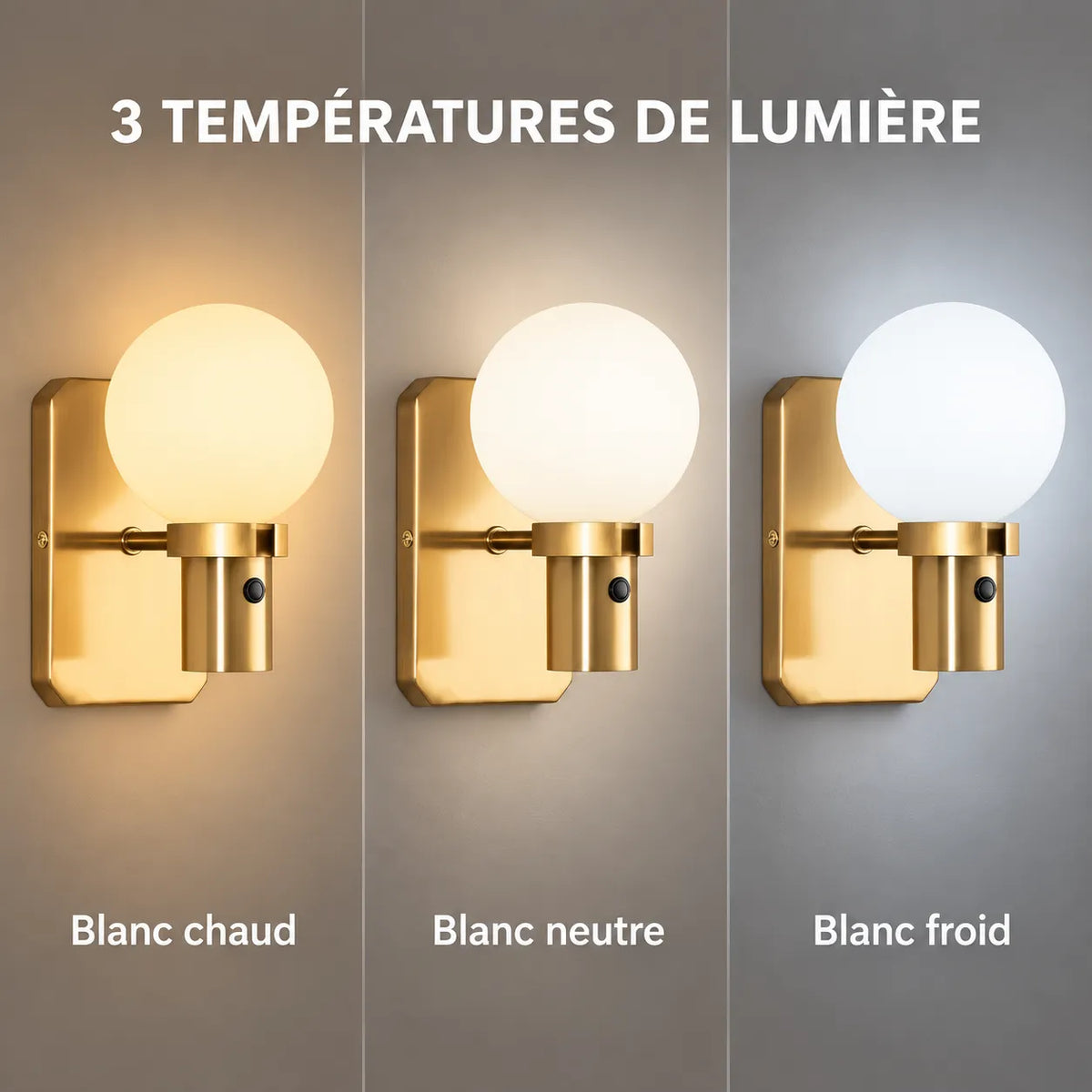 Applique Murale Volta | Applique Murale sans fil rechargeable dimmable avec télécommande