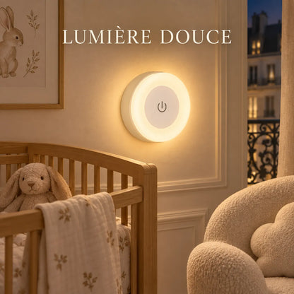 Applique Murale LED Fimura | Lampe murale sans fil rechargeable, tactile et magnétique