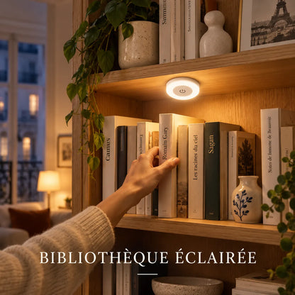 Applique Murale LED Fimura | Lampe murale sans fil rechargeable, tactile et magnétique