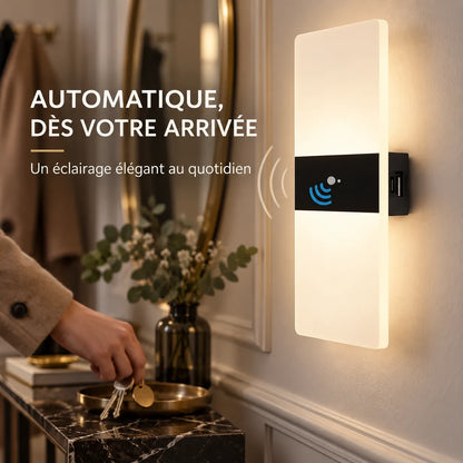Appliques Murales LED | Lampe murale rechargeable à détecteur de mouvement