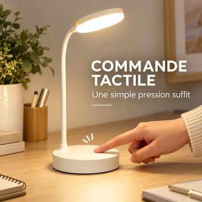 Lampe de Bureau LED Portable  | Lampe de chevet tactile, 9 modes de luminosité