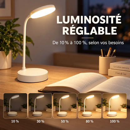 Lampe de Bureau LED Portable  | Lampe de chevet tactile, 9 modes de luminosité