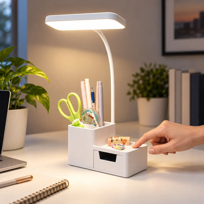 Lampe de Table | Lampe de chevet pliante rechargeable, tactile et variable