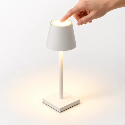 Lampe de Table LED Rechargeable | Lampe de chevet tactile, tuyau ajustable, USB-C