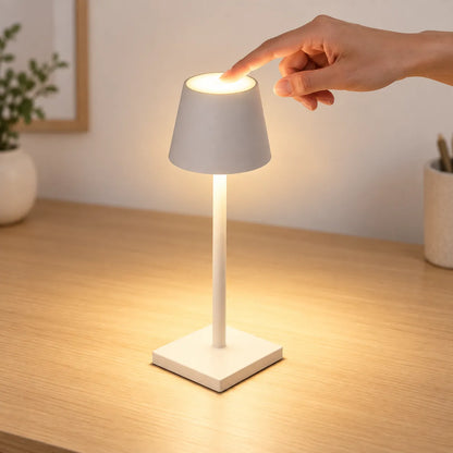 Lampe de Table LED Rechargeable | Lampe de chevet tactile, tuyau ajustable, USB-C