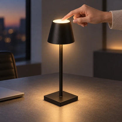 Lampe de Table LED Rechargeable | Lampe de chevet tactile, tuyau ajustable, USB-C
