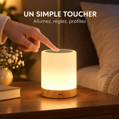 Lampe de Chevet ammtoo | Lampe tactile RGB rechargeable, veilleuse pour chambre