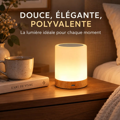 Lampe de Chevet ammtoo | Lampe tactile RGB rechargeable, veilleuse pour chambre