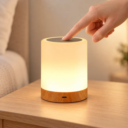 Lampe de Chevet ammtoo | Lampe tactile RGB rechargeable, veilleuse pour chambre