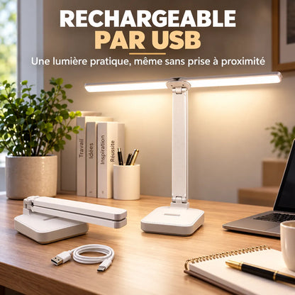 Lampe de Bureau | Lampe de chevet USB tactile, 3 niveaux de luminosité