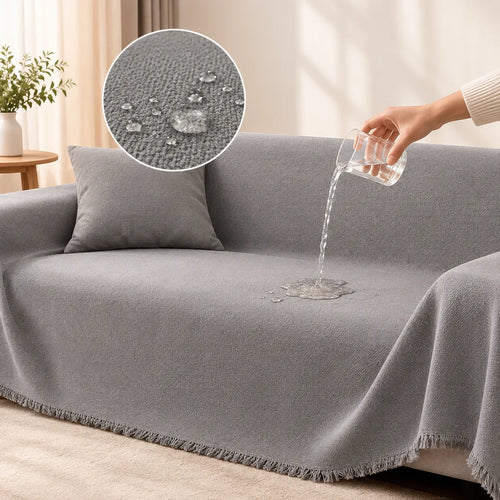 Housse de Canapé Velora | Housse extensible antidérapante pour canapé d'angle et droit