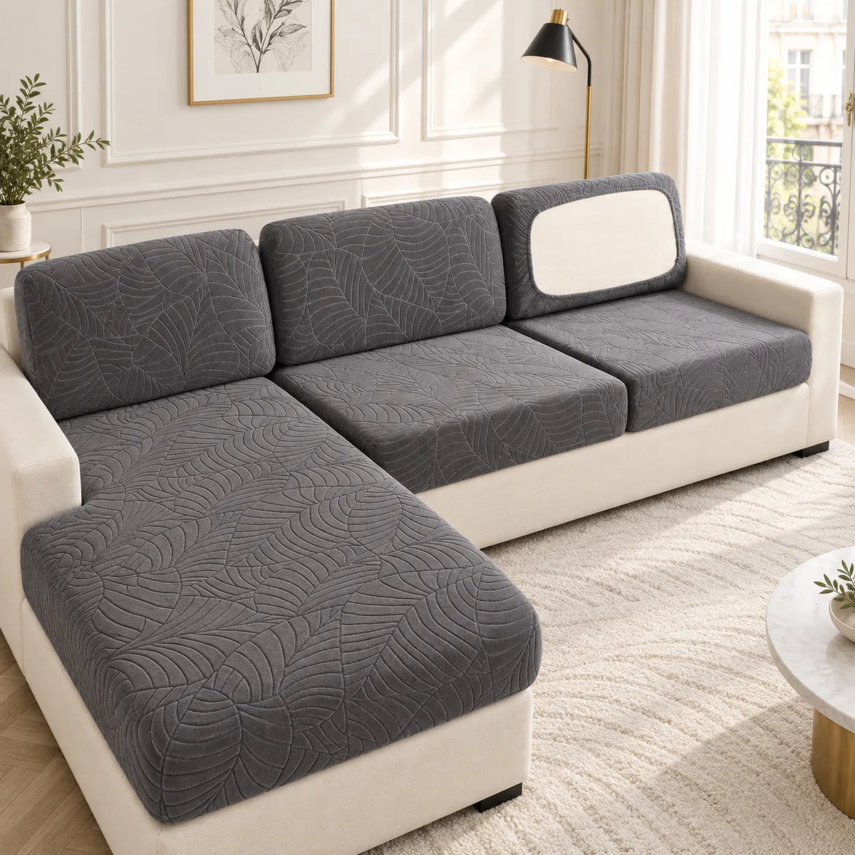 Housse de canapé imperméable | Couvre canapé extensible pour chiens