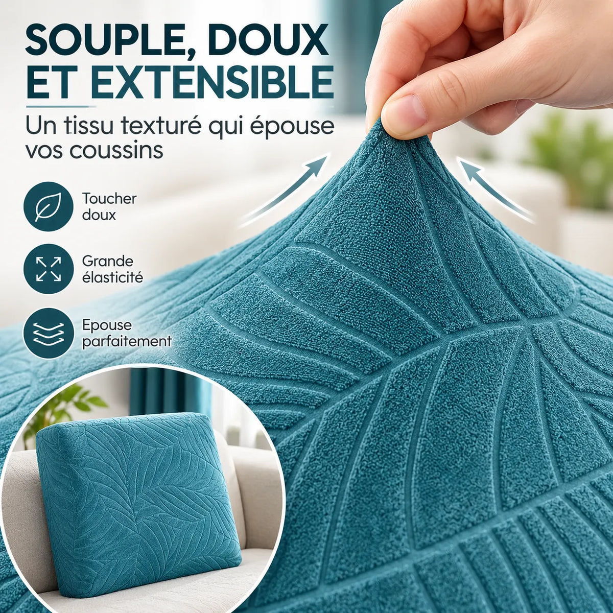 Housse de canapé imperméable | Couvre canapé extensible pour chiens