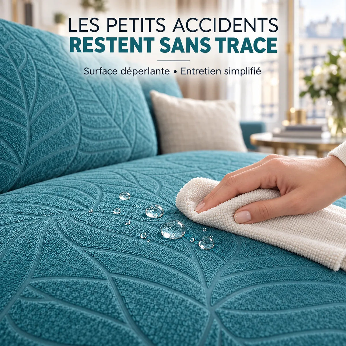 Housse de canapé imperméable | Couvre canapé extensible pour chiens