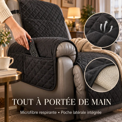 Housse de canapé inclinable | Couvre canapé antidérapant pour animaux