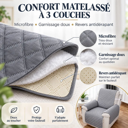 Housse de canapé inclinable | Couvre canapé antidérapant pour animaux