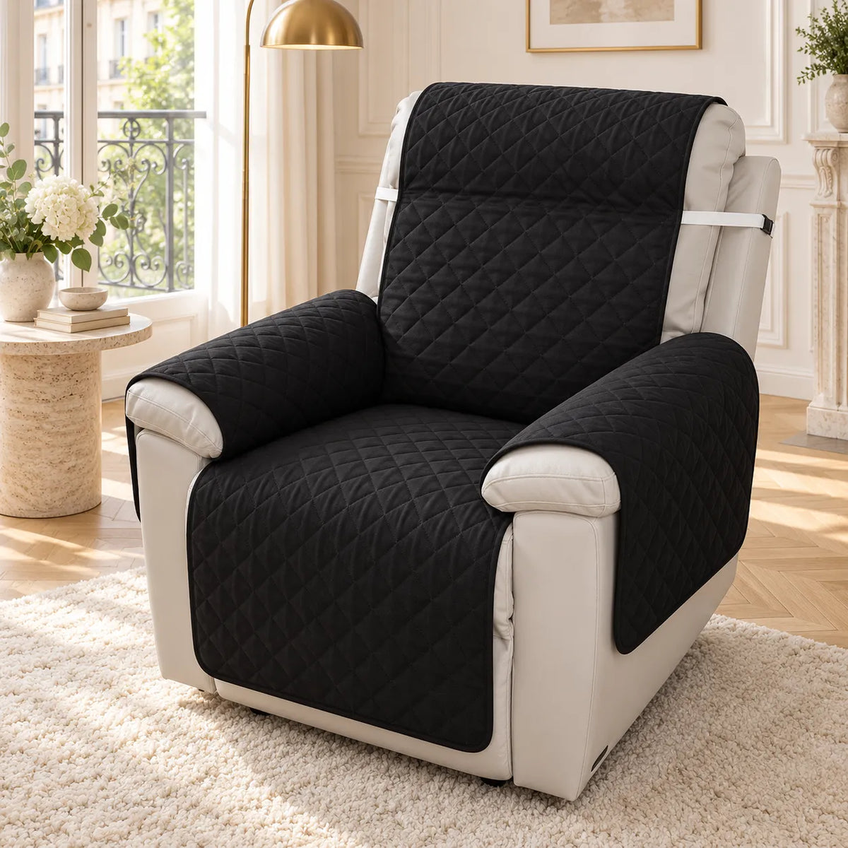 Housse de canapé inclinable | Couvre canapé antidérapant pour animaux