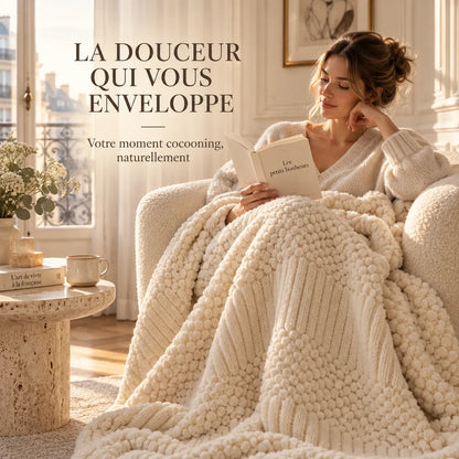 Housse de canapé bohème | Couvre canapé épais en polaire jacquard