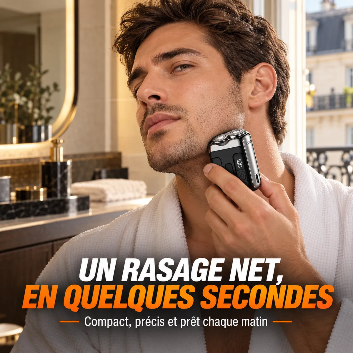 Mini rasoir électrique pour hommes | Recharge USB-C