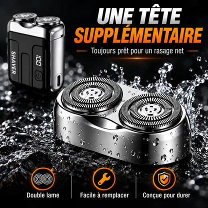 Mini rasoir électrique pour hommes | Recharge USB-C