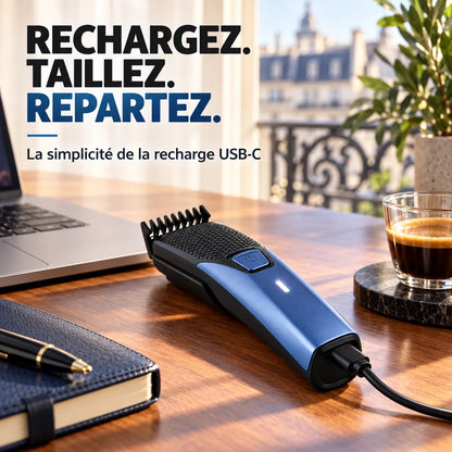Tondeuse barbe AUTHONE sans fil USB-C pour homme