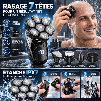 Rasoir électrique 7D COSOUL V8 pour homme
