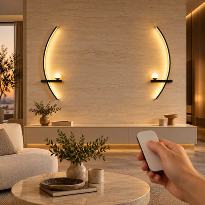 Applique Murale LED moderne avec télécommande
