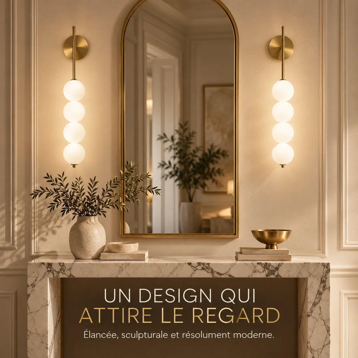 Applique murale LED nordique 12 W à 3 couleurs