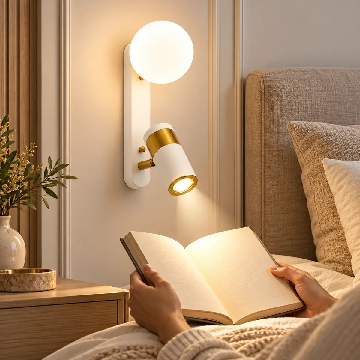 Applique murale LED moderne à double éclairage