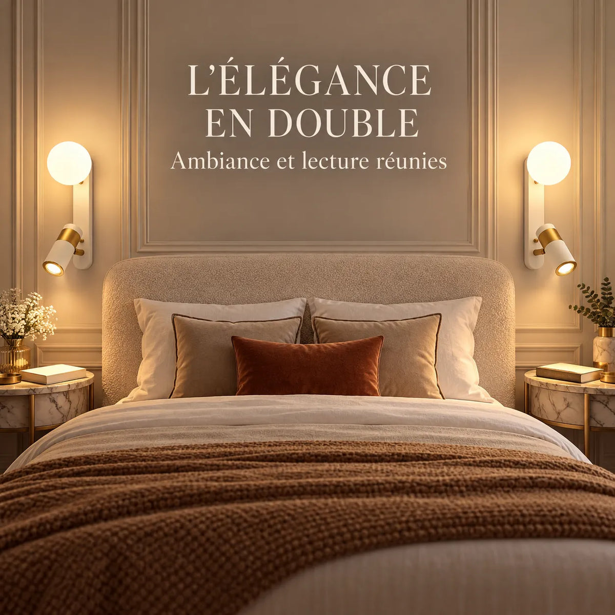 Applique murale LED moderne à double éclairage