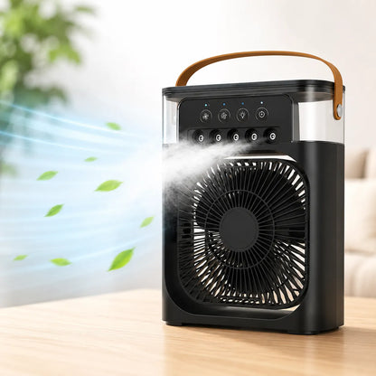 FrostMist | Ventilateur Brumisateur Refroidisseur d'Air Climatiseur Mobile USB