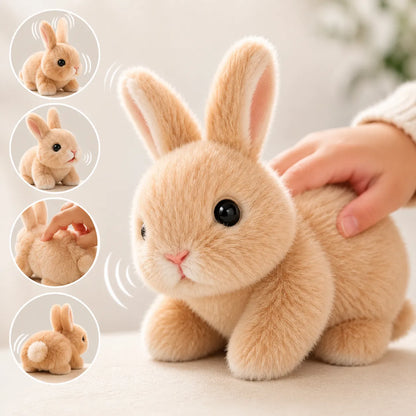 HOPPILOOM™ | Lapin en Peluche Interactif avec Sons et Mouvements