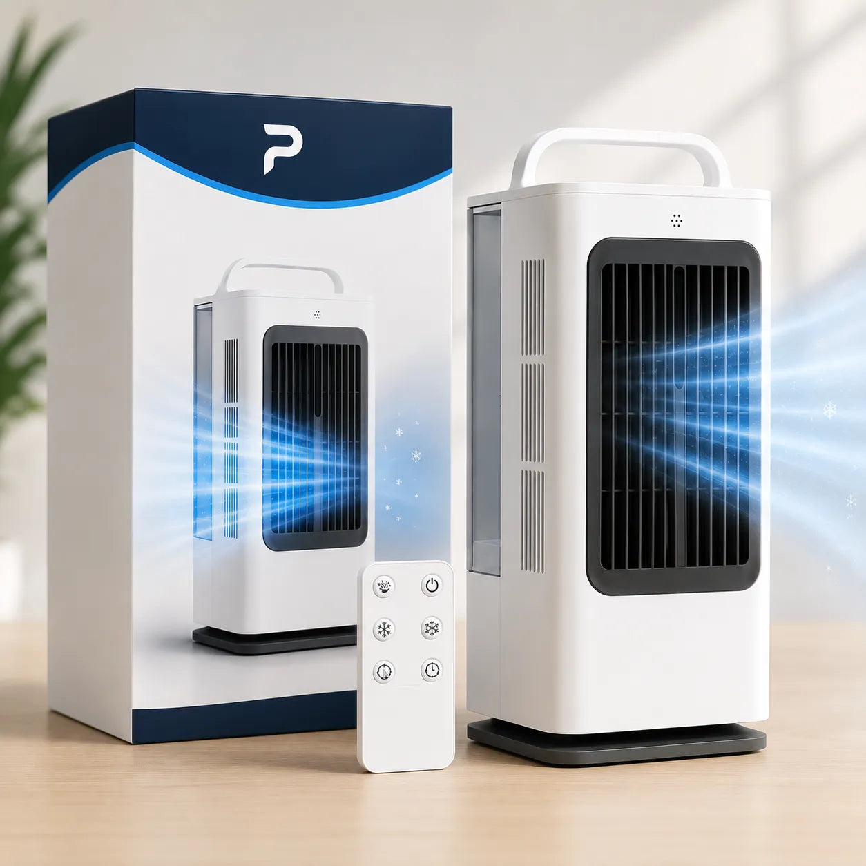 FrostEase | Climatiseur Mobile Sans Évacuation Silencieux 3-en-1