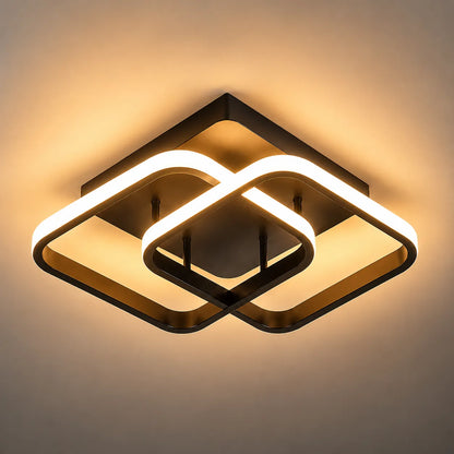 ORBÉLIA™ Moderne | Plafonnier à LED Design avec lumière 3 couleurs