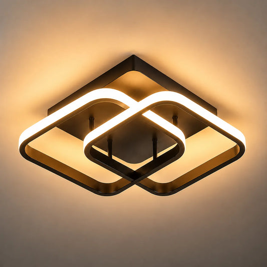 ORBÉLIA™ Moderne | Plafonnier à LED Design avec lumière 3 couleurs