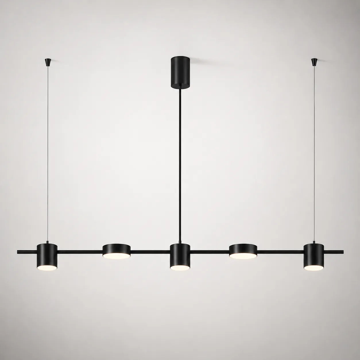 Aurion | Suspension Linéaire Architecturale à Spots LED Intégrés