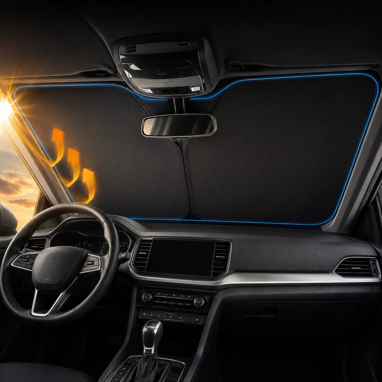 Pare-Soleil Voiture ThermoShield | Pare soleil voiture