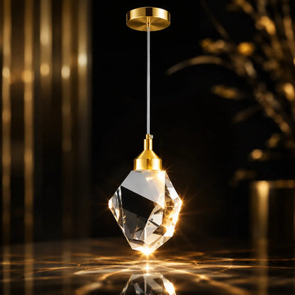 AURÉLIA | Lustre Salon Cristal LED Élégant pour Salle à Manger & Cuisine
