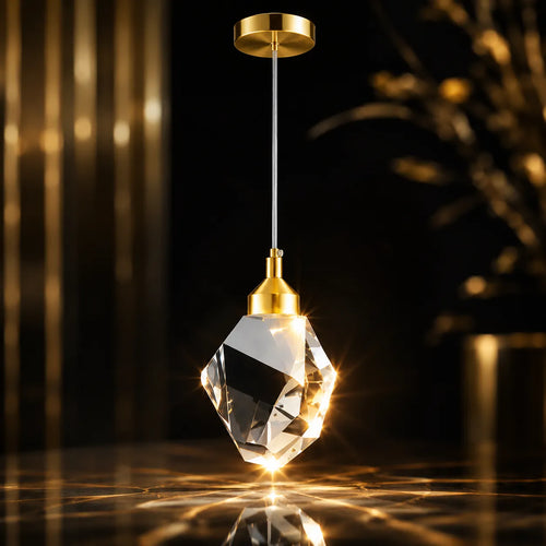 AURÉLIA | Lustre Salon Cristal LED Élégant pour Salle à Manger & Cuisine
