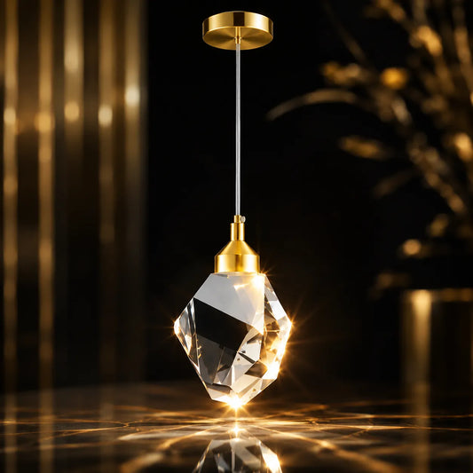 AURÉLIA | Lustre Salon Cristal LED Élégant pour Salle à Manger & Cuisine