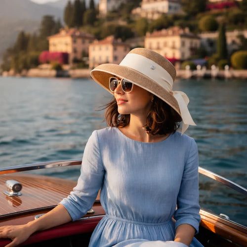 Esprit Hepburn | Chapeau paille femme large bord élégant