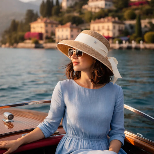 Esprit Hepburn | Chapeau paille femme large bord élégant