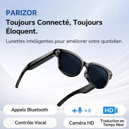 VisionAI Glass – lunettes avec caméra espion - mini caméra de surveillance