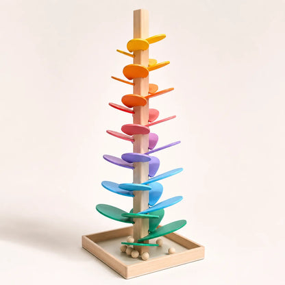 Tour Musicale Sensorielle en Bois pour Bébés et Enfants