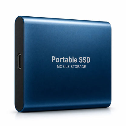 UltraDrive Bleu | Disque Dur Externe SSD Ultra-Rapide USB-C Portable