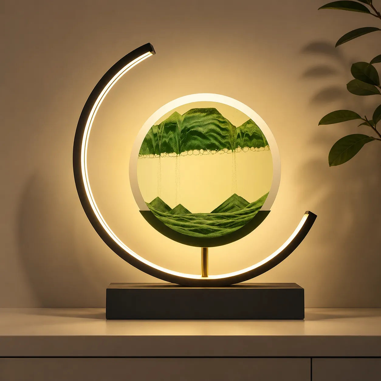 Sand Glow | Lampe Décorative avec Sable en Mouvement et Éclairage LED