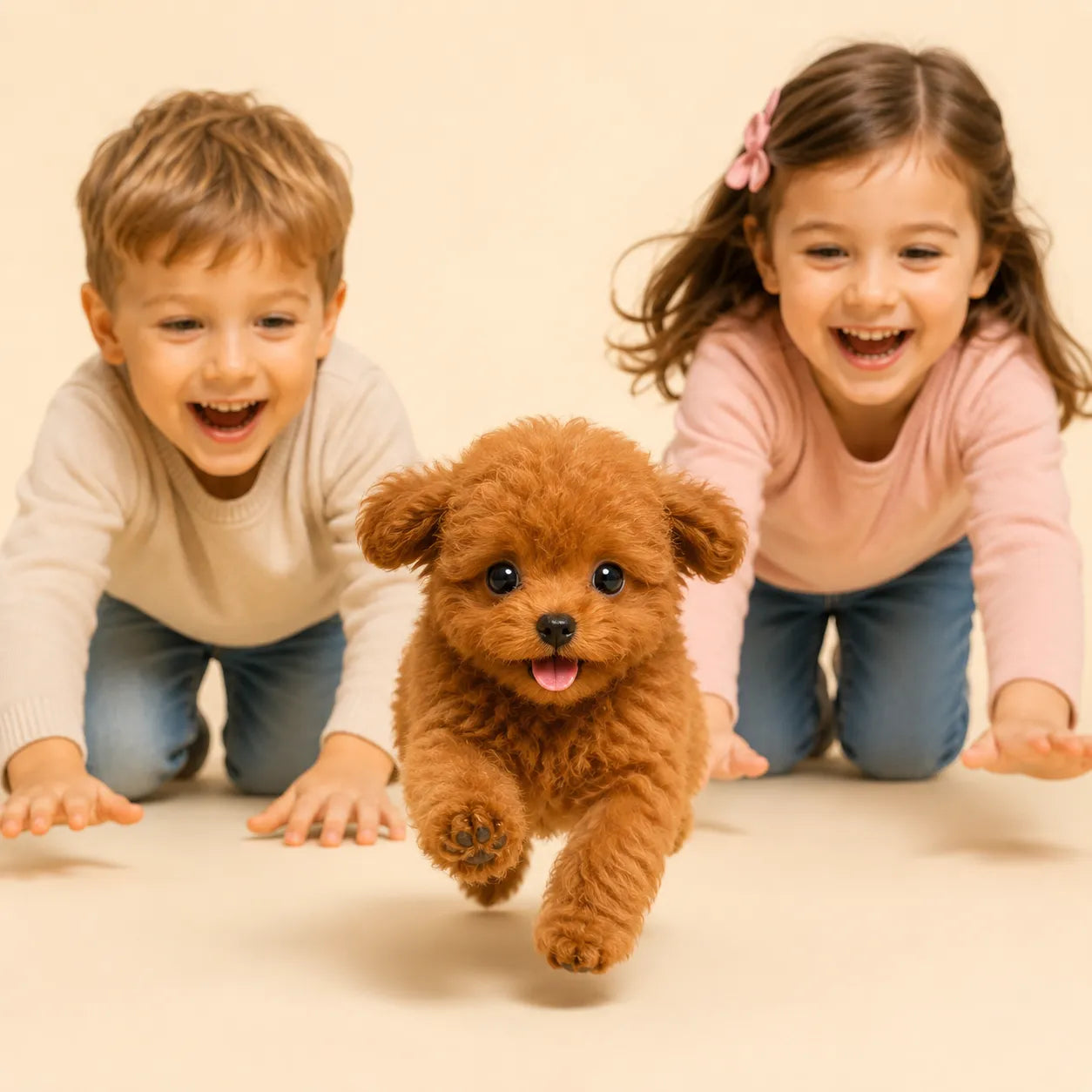 Chiot Robot Interactif Compagnon | Jouet intelligent réaliste voix et toucher