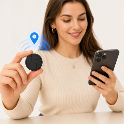 Mini Traceur GPS Magnétique | Localisateur compact pour objets et bagages